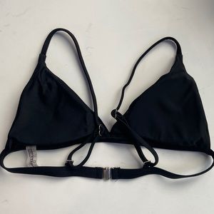 Zaful Black Triangle Bikini Top